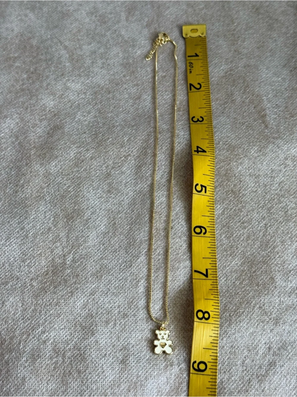Gold Teddy Bear Pendant Necklace - Women's Jewelry